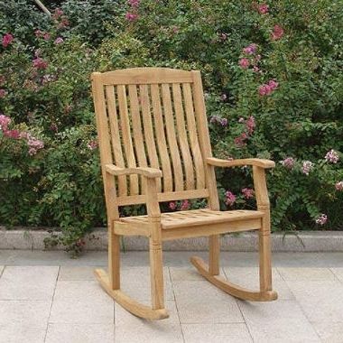 Most Current Chair. Outdoor Patio Rocking Chairs – Chair Furniture On Your Home Pertaining To Teak Patio Rocking Chairs (Photo 2 of 20)
