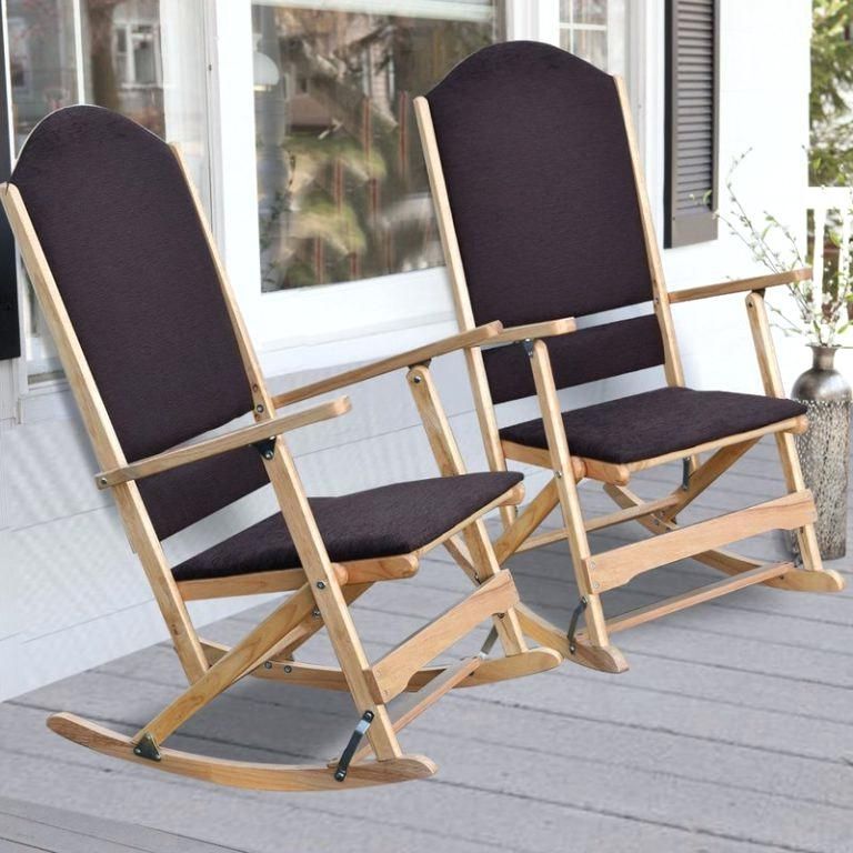 Most Current Stackable Patio Rocking Chairs Intended For Adams Mfg Corp Earth Brown Resin Stackable Patio Rocking Chair Resin (Photo 5 of 20)