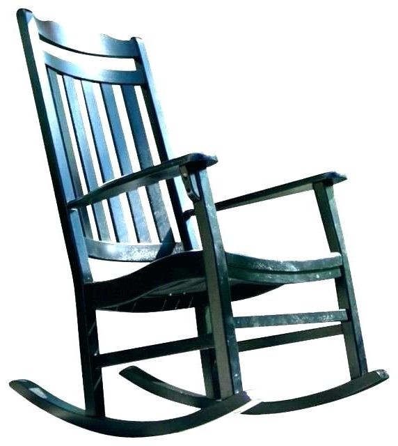 Most Popular Black Wicker Outdoor Rocking Chairs (View 6 of 20)