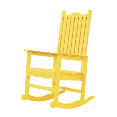 Most Recent C.r. Plastic Products Outdoor Seating Generation C05 04 Porch Rocker With Regard To Yellow Outdoor Rocking Chairs (Photo 4 of 20)