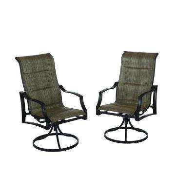 Most Recently Released Padded Patio Rocking Chairs Regarding Metal Patio Furniture – Patio Chairs – Patio Furniture – The Home Depot (Photo 6 of 20)