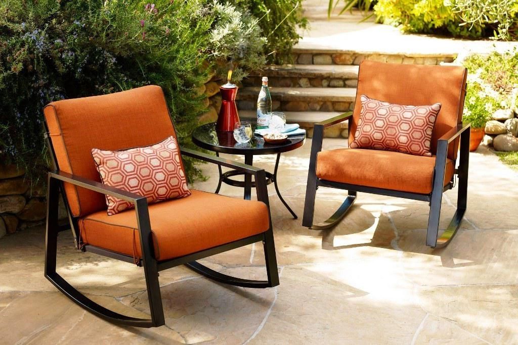 Patio Rocking Chairs With Cushions Regarding Most Recent Porch Rocking Chair Cushion — Jayne Atkinson Homesjayne Atkinson Homes (Photo 7 of 20)