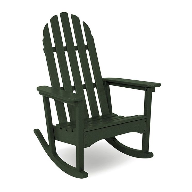Polywood Recycled Plastic Outdoor Rockers With Fashionable Outdoor Rocking Chairs (View 12 of 20)