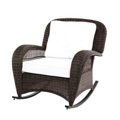 Recent Patio Rocking Chairs With Covers Inside Hampton Bay – Rocking Chairs – Patio Chairs – The Home Depot (Photo 14 of 20)