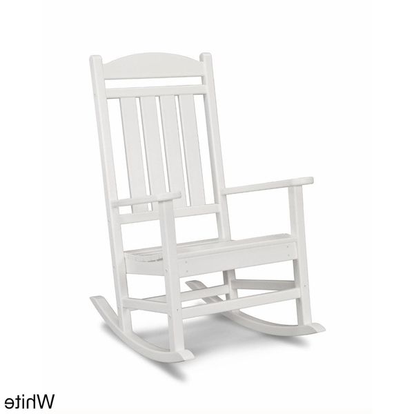 Shop Polywood Presidential Outdoor Rocking Chair – Free Shipping Intended For Widely Used Manhattan Patio Grey Rocking Chairs (View 19 of 20)