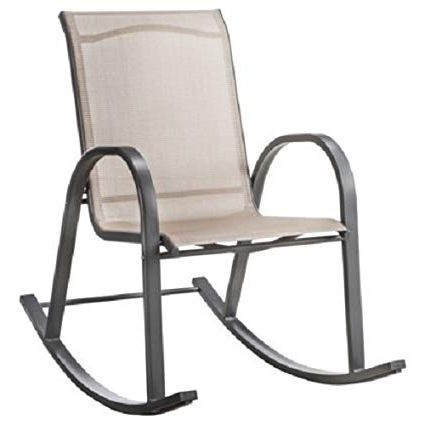 Stackable Patio Rocking Chairs With Regard To Preferred Amazon : Room Essentialstm Nicollet Sling Patio Rocking Chair (Photo 1 of 20)