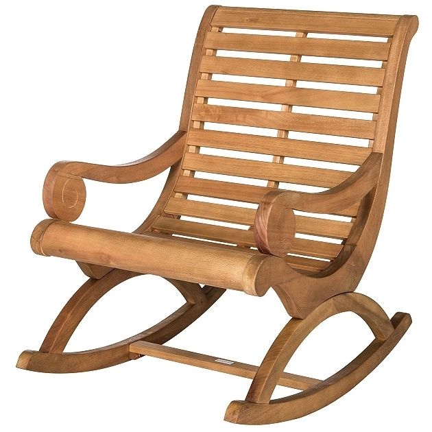 Featured Photo of 20 Best Teak Patio Rocking Chairs