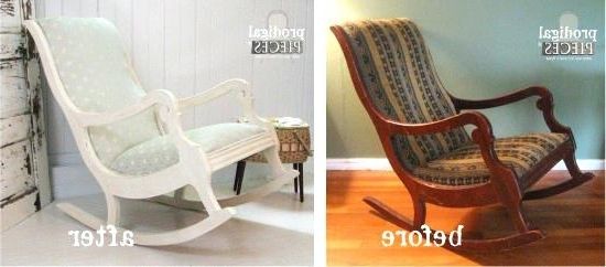 Upholstered Rocking Chairs With Best And Newest Upholstered Rocking Chair Excellent How To Upholster Aprodigal (View 12 of 20)