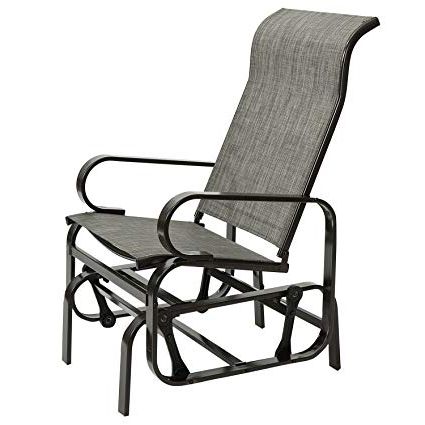 Well Known Amazon : Marble Field Patio Sling Rocker Chair, Outdoor Glider For Patio Rocking Chairs And Gliders (Photo 1 of 20)