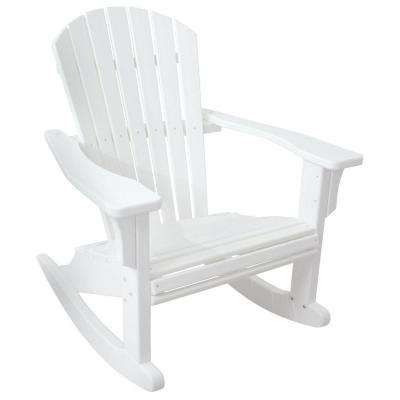 White Patio Rocking Chairs Throughout Most Up To Date White – Adirondack Chair – Rocking Chairs – Patio Chairs – The Home (Photo 20 of 20)