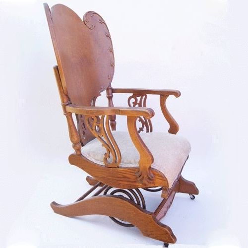 Wooden High Chair Intended For Widely Used Rocking Chairs With Springs (Photo 17 of 20)
