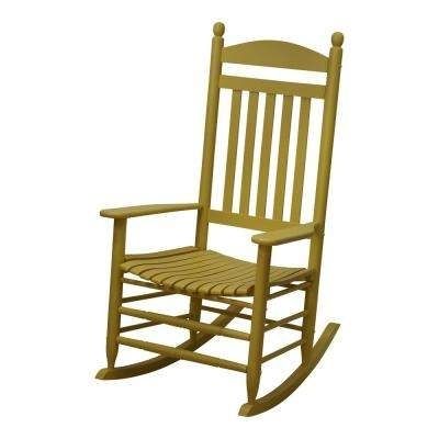 Yellow – Rocking Chairs – Patio Chairs – The Home Depot With Most Up To Date Yellow Outdoor Rocking Chairs (Photo 1 of 20)