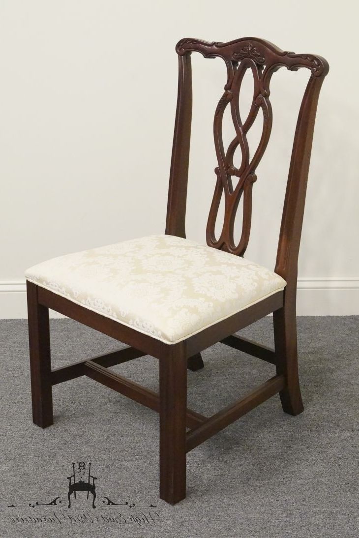 Councill Craftsman Chippendale Mahogany Intended For Craftsman Side Chairs (Photo 10 of 20)