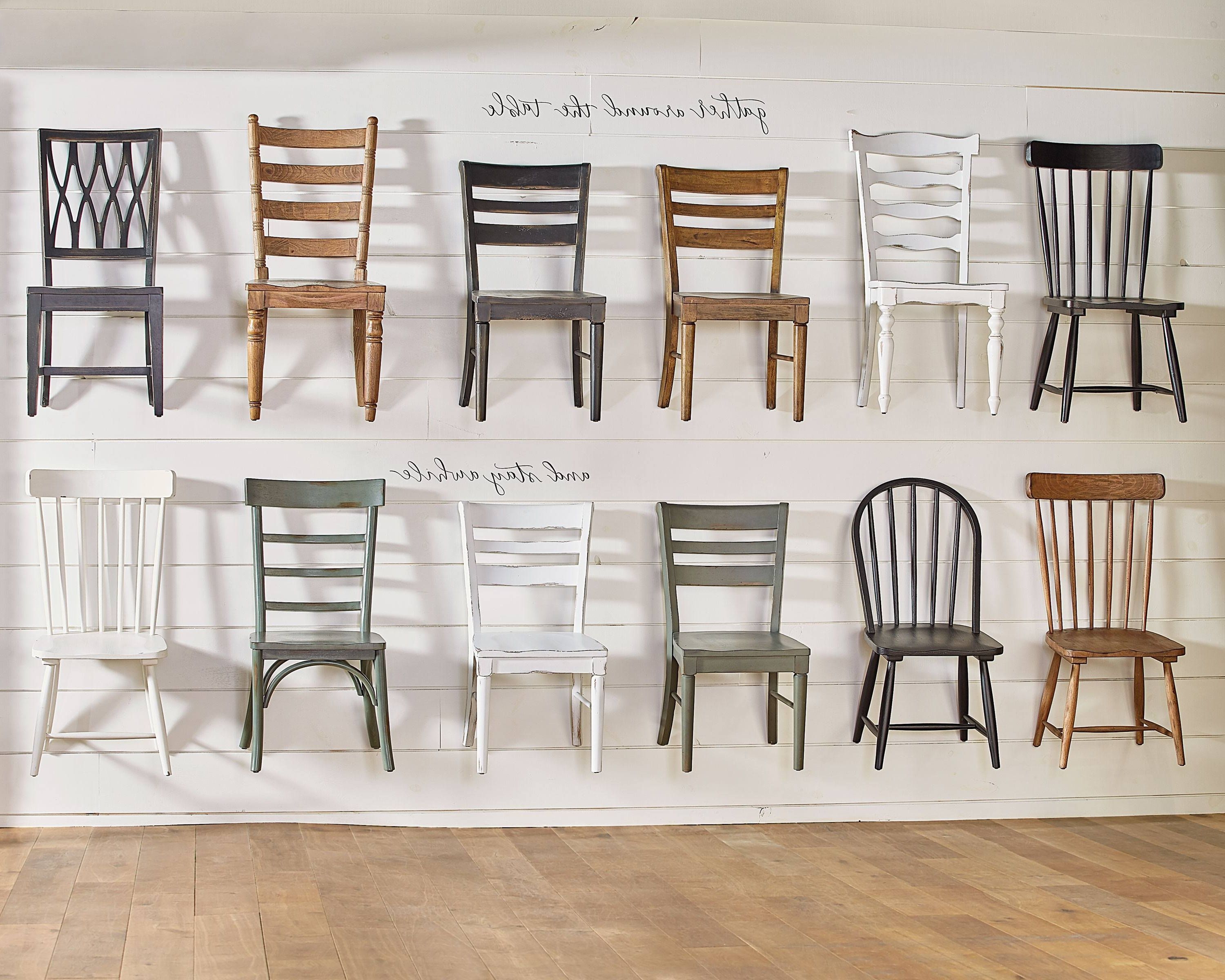 Dining Chair Wall – Magnolia Home Regarding Best And Newest Magnolia Home Harper Chimney Side Chairs (View 8 of 20)