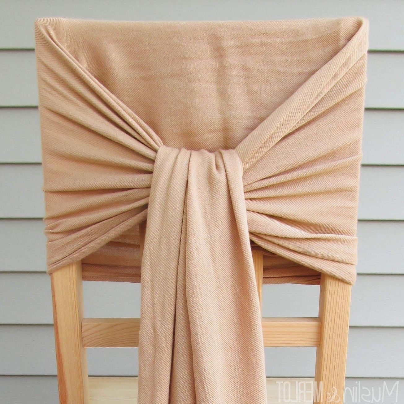 How To Decorate Chairs With Scarves! In  (View 5 of 20)
