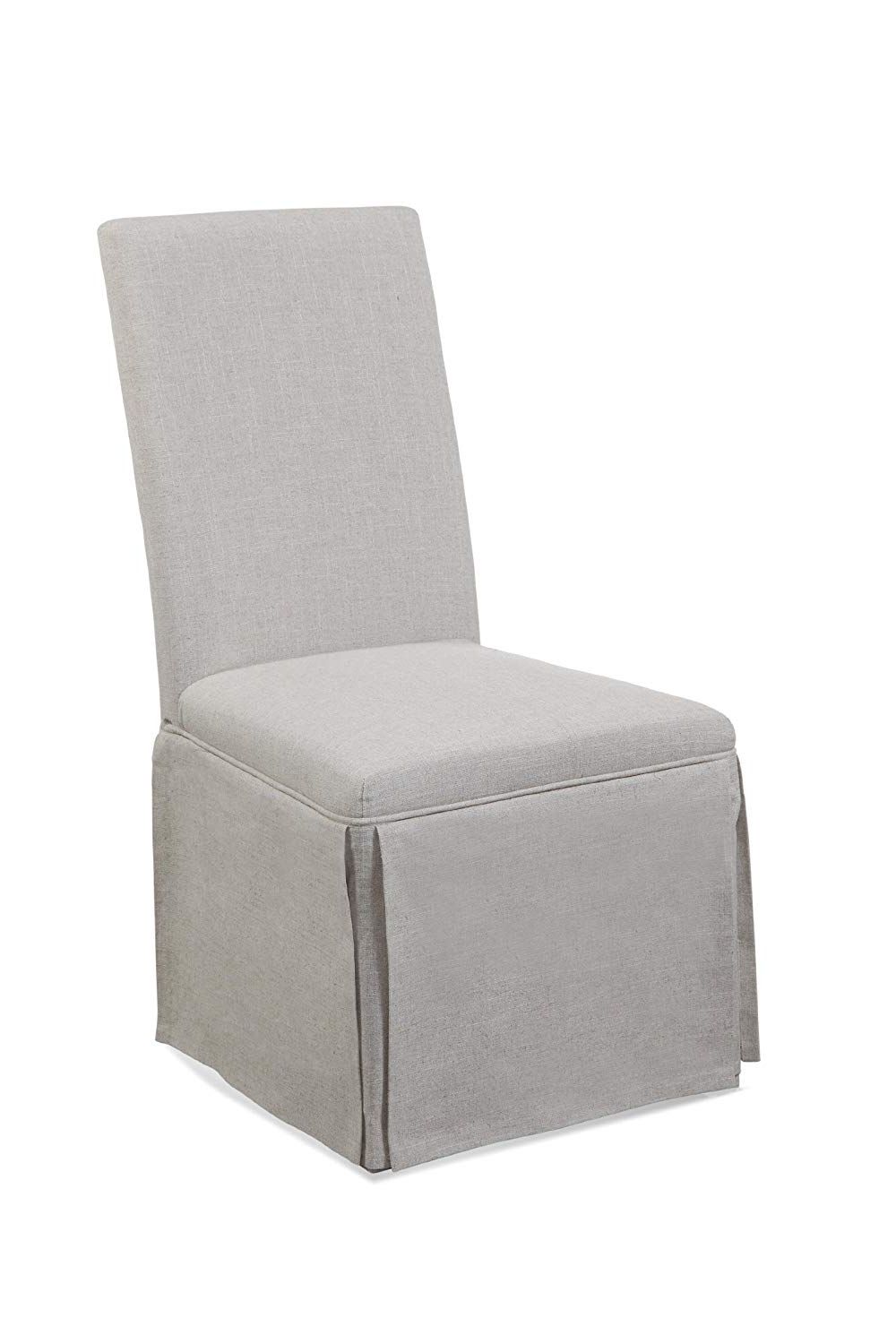 Latest Garten Linen Skirted Side Chairs Set Of 2 In Amazon – 39 In. Skirted Parsons Chair – Set Of 2 – Chairs (Photo 4 of 20)