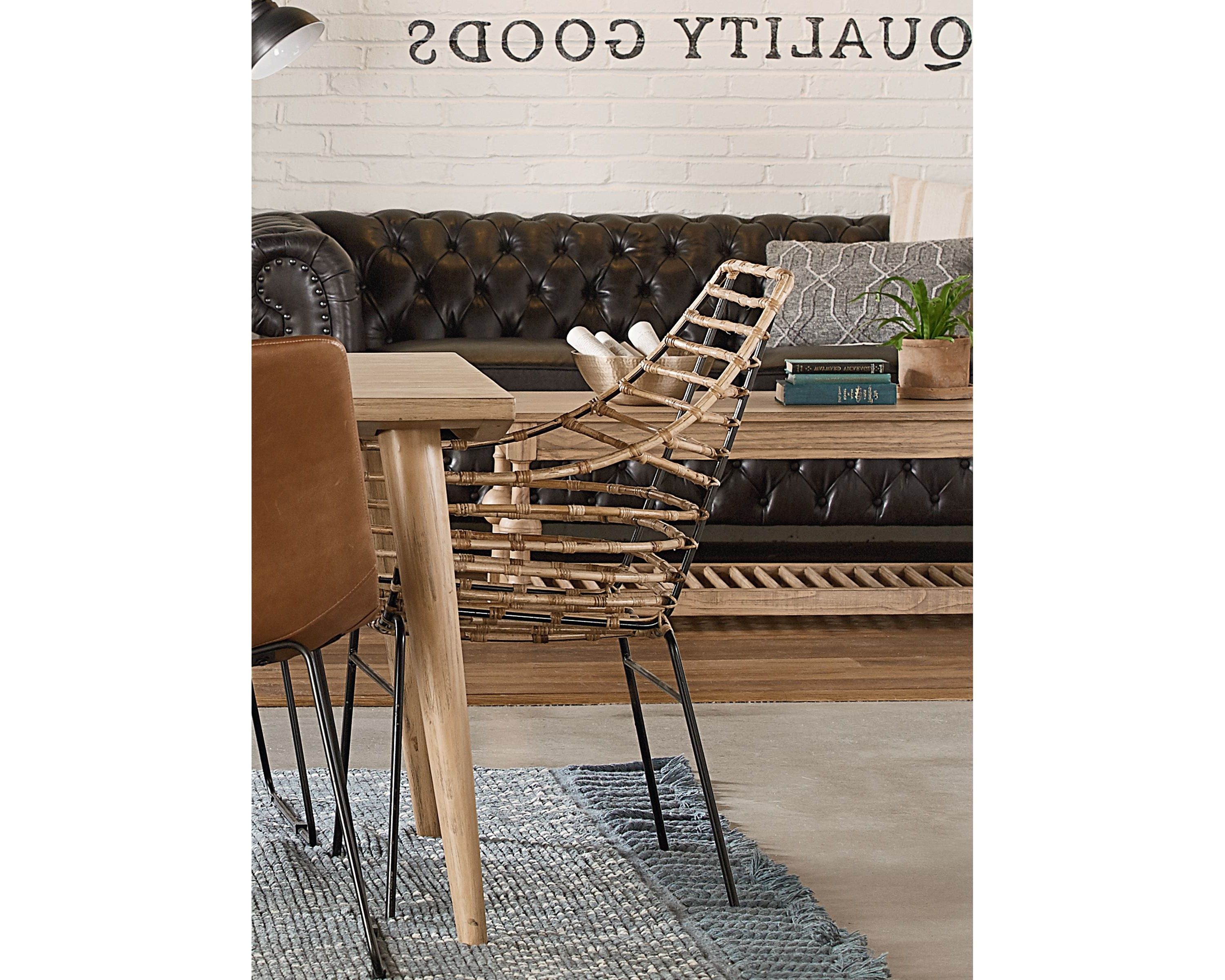 Magnolia Home Entwine Rattan Arm Chairs For 2018 Entwine Rattan Arm Chair – Magnolia Home (Photo 1 of 20)
