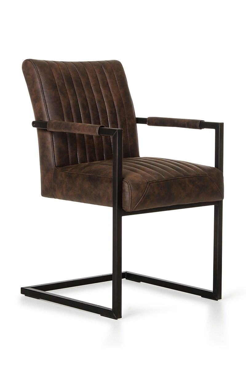 Marfa – Modern Cognac Dining Arm Chair (set Of 2) Intended For Well Known Hayden Cognac Side Chairs (Photo 13 of 20)