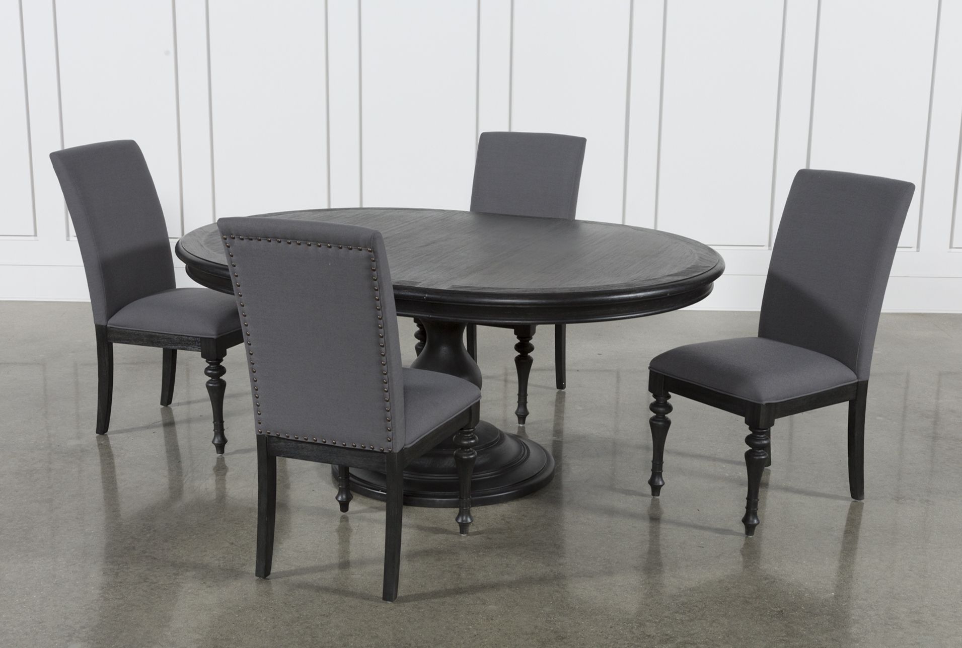 Most Popular Caira Upholstered Side Chairs With Global Furniture Bar Table Black (Photo 14 of 20)