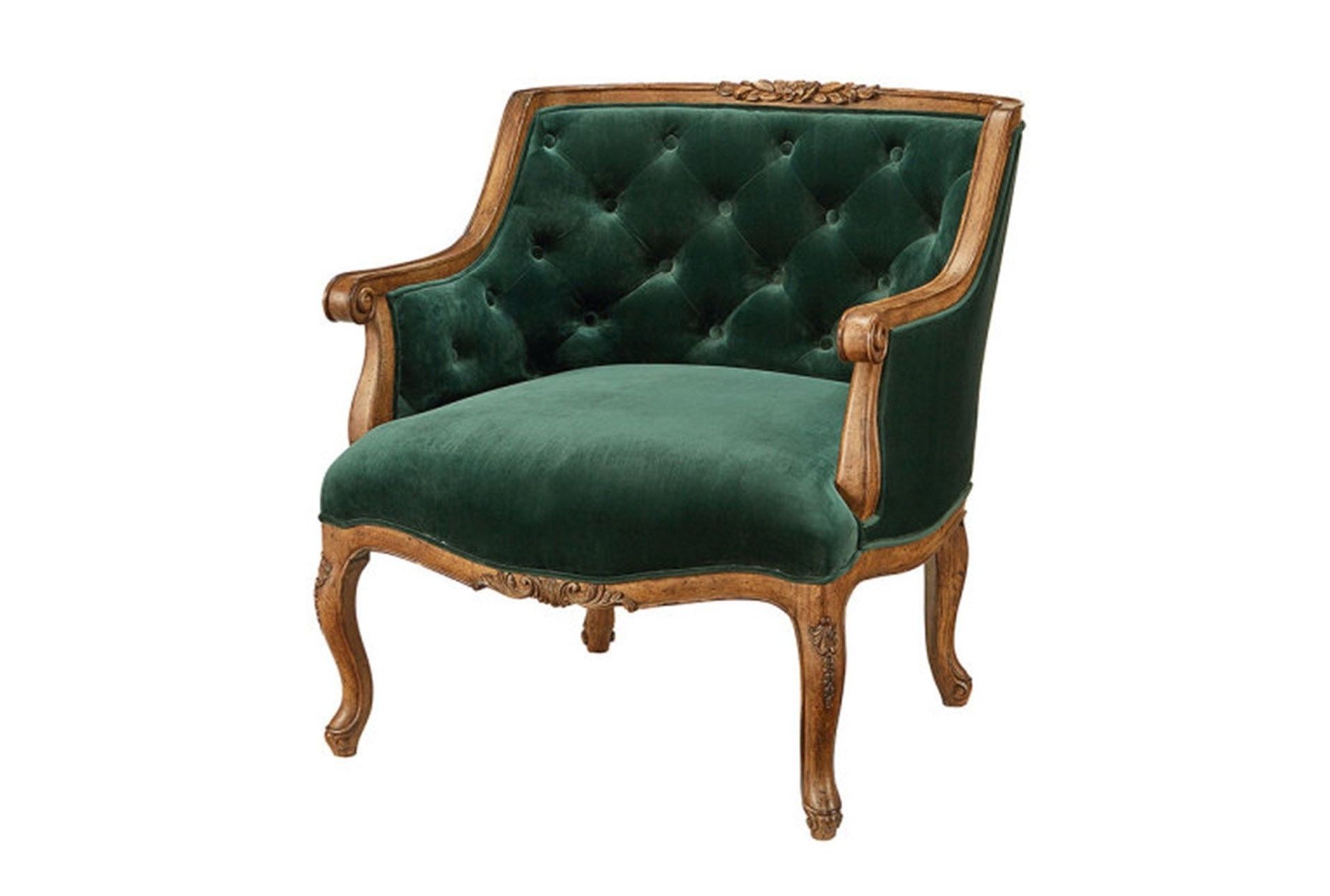 Most Up To Date Magnolia Home Bloom Emerald Accent Chairjoanna Gaines, Green Throughout Magnolia Home Captain Arm Chairs (View 5 of 20)