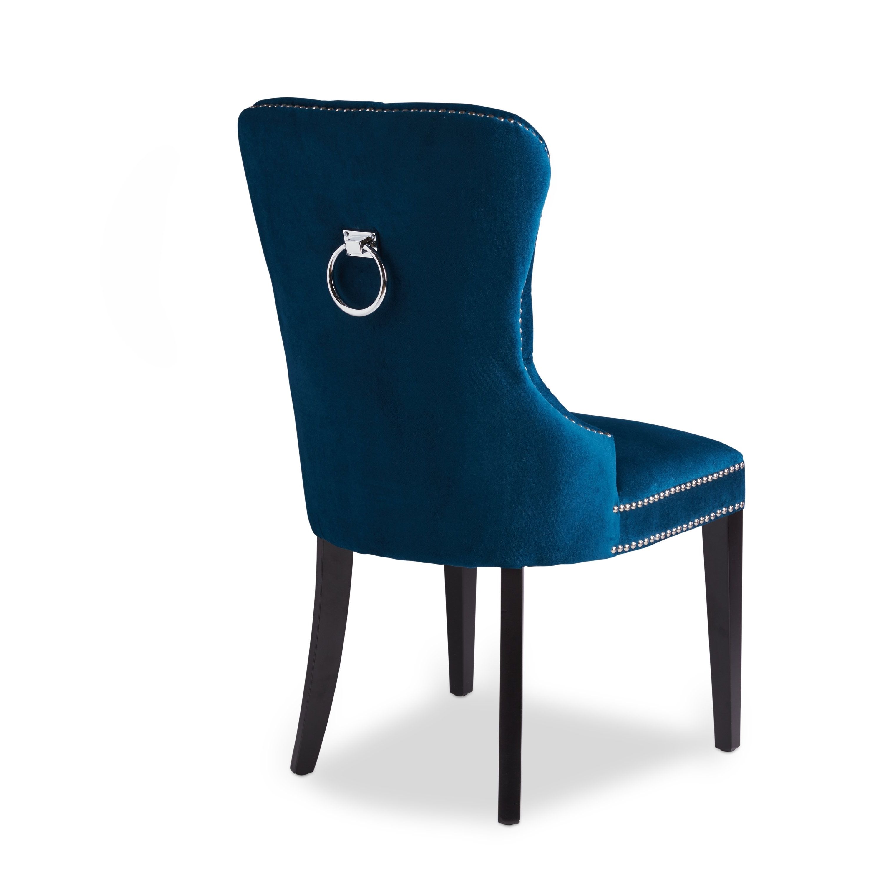Pilo Blue Side Chairs Inside Well Known Shop Abbyson Versailles Blue Tufted Dining Chair – On Sale – Free (Photo 10 of 20)