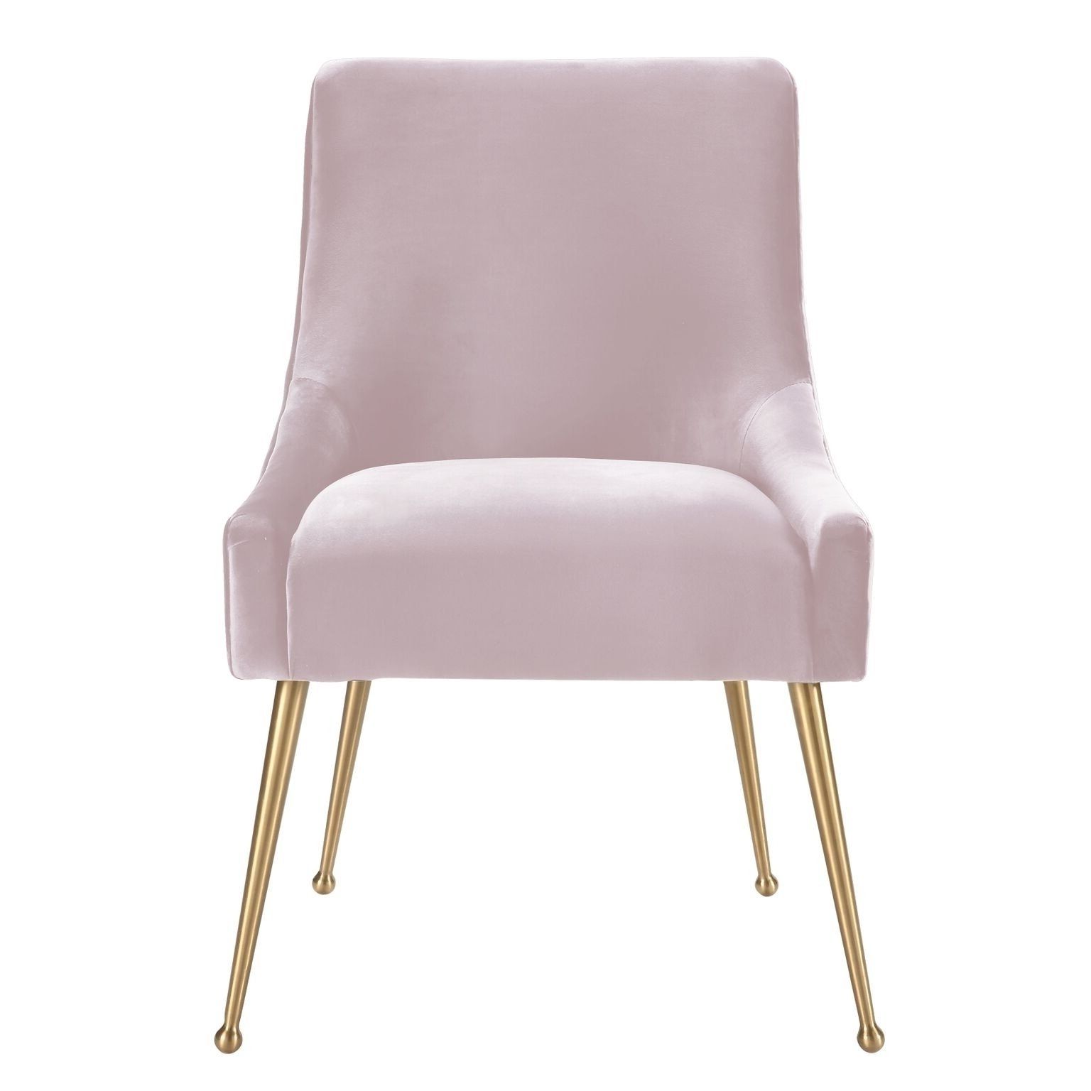 Pilo Grey Side Chairs Inside 2017 Shop Beatrix Blush Velvet Side Chair – Free Shipping Today (View 17 of 20)