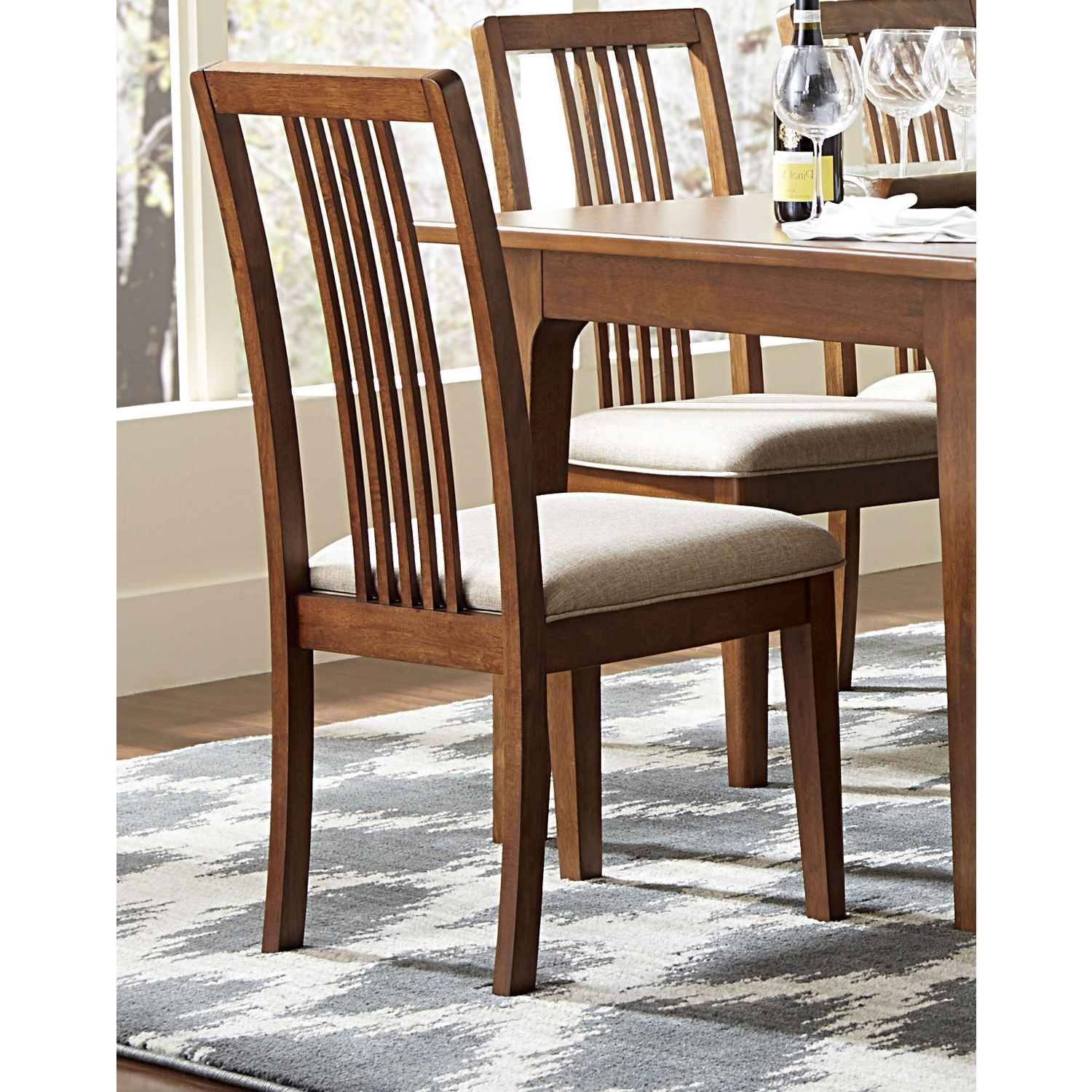 Pinot Side Chairs Intended For Popular Progressive Furniture Mid Mod Tallback Upholstered Dining Chairs (Photo 10 of 20)