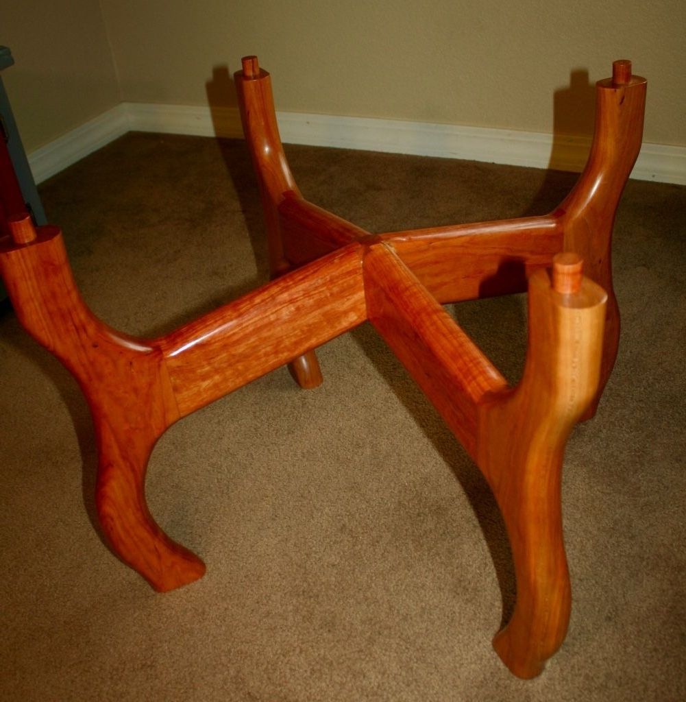 Popular Hand Made Cherry Sculpted Side Table.cole Brockman Handcrafted Pertaining To Cole Ii Orange Side Chairs (Photo 16 of 20)