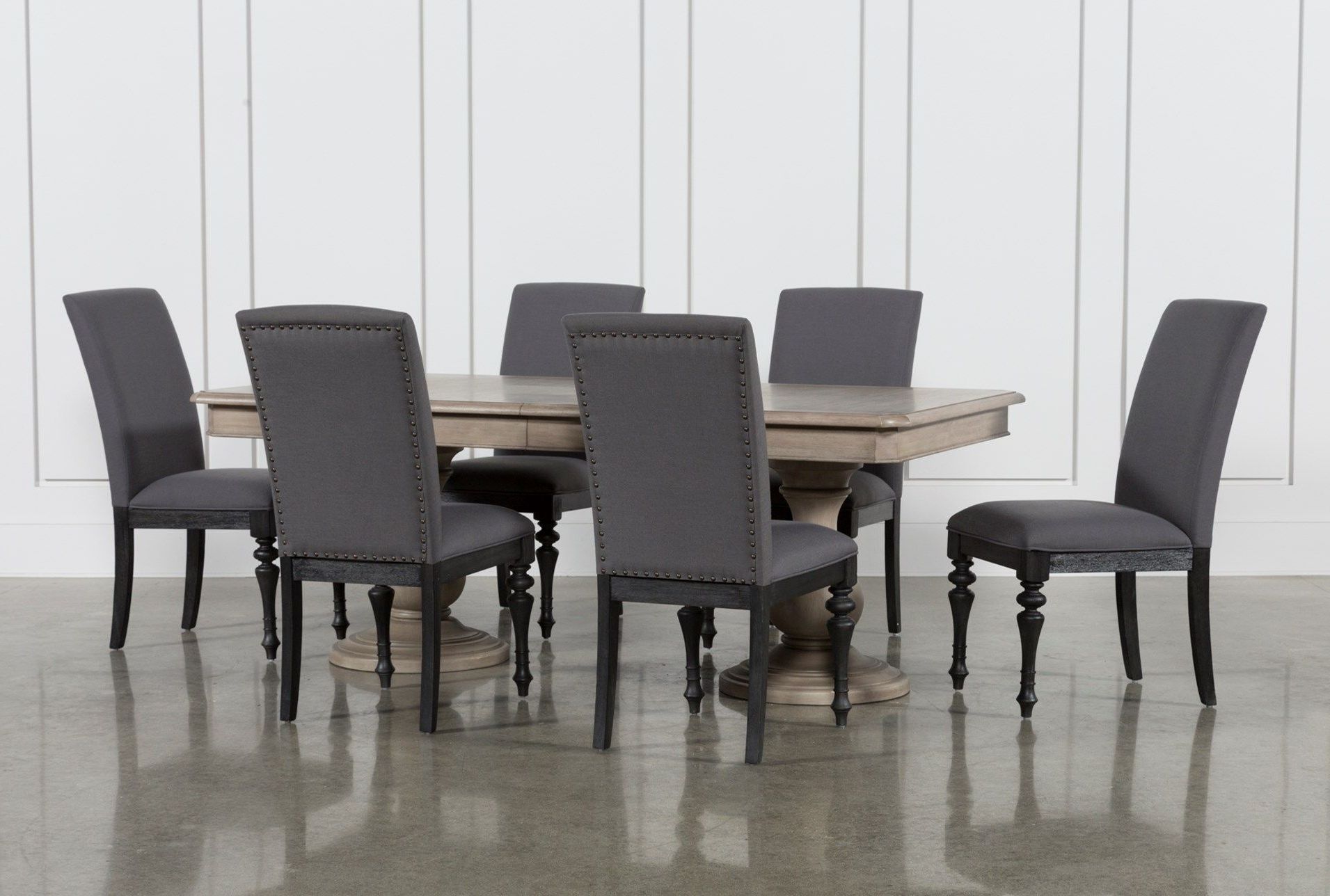 Recent Caira Upholstered Side Chairs With Regard To Caira 7 Piece Rectangular Dining Set With Upholstered Side Chairs (View 4 of 20)