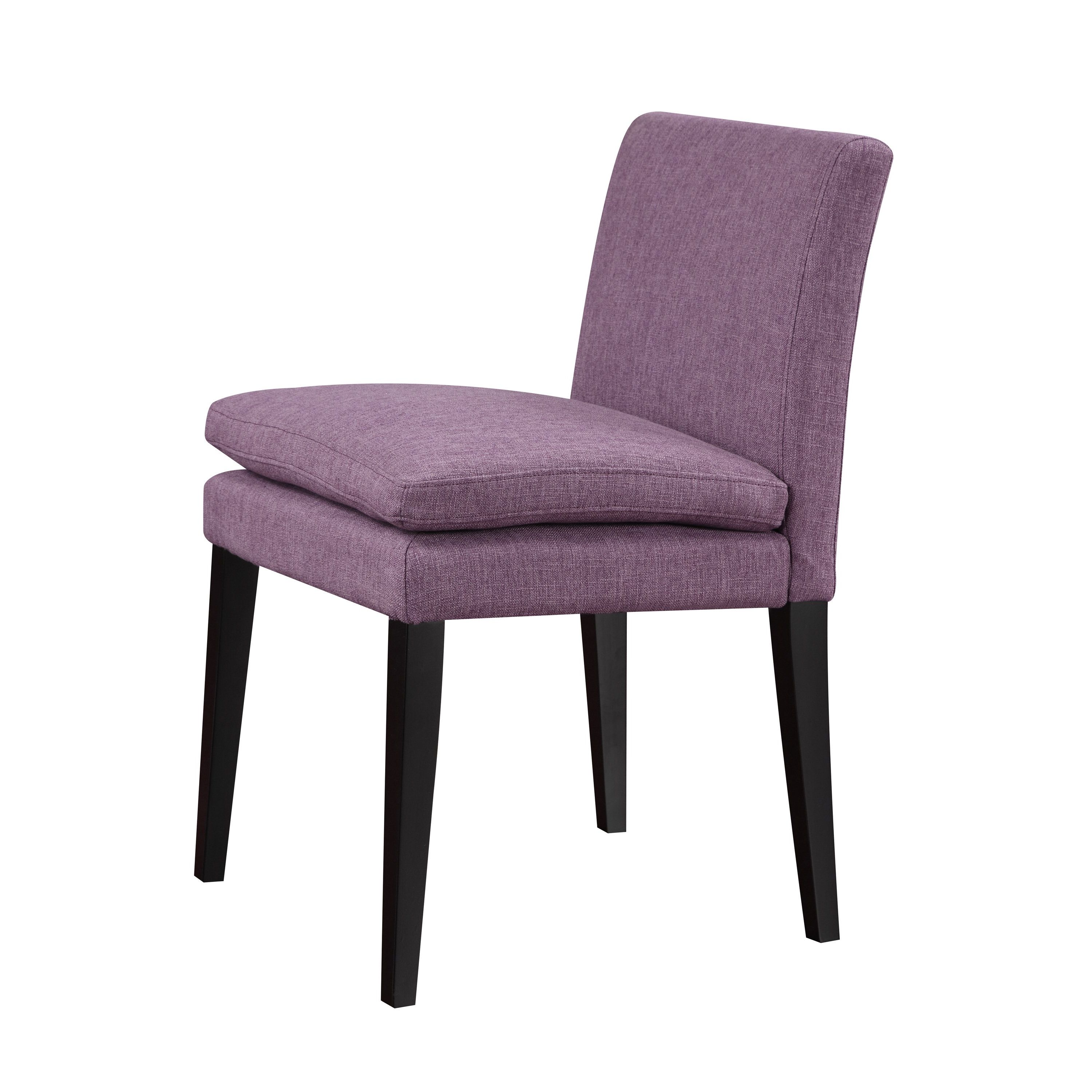 Shop Handy Living Orion Amethyst Purple Linen Upholstered Dining Regarding Most Up To Date Orion Side Chairs (View 6 of 20)