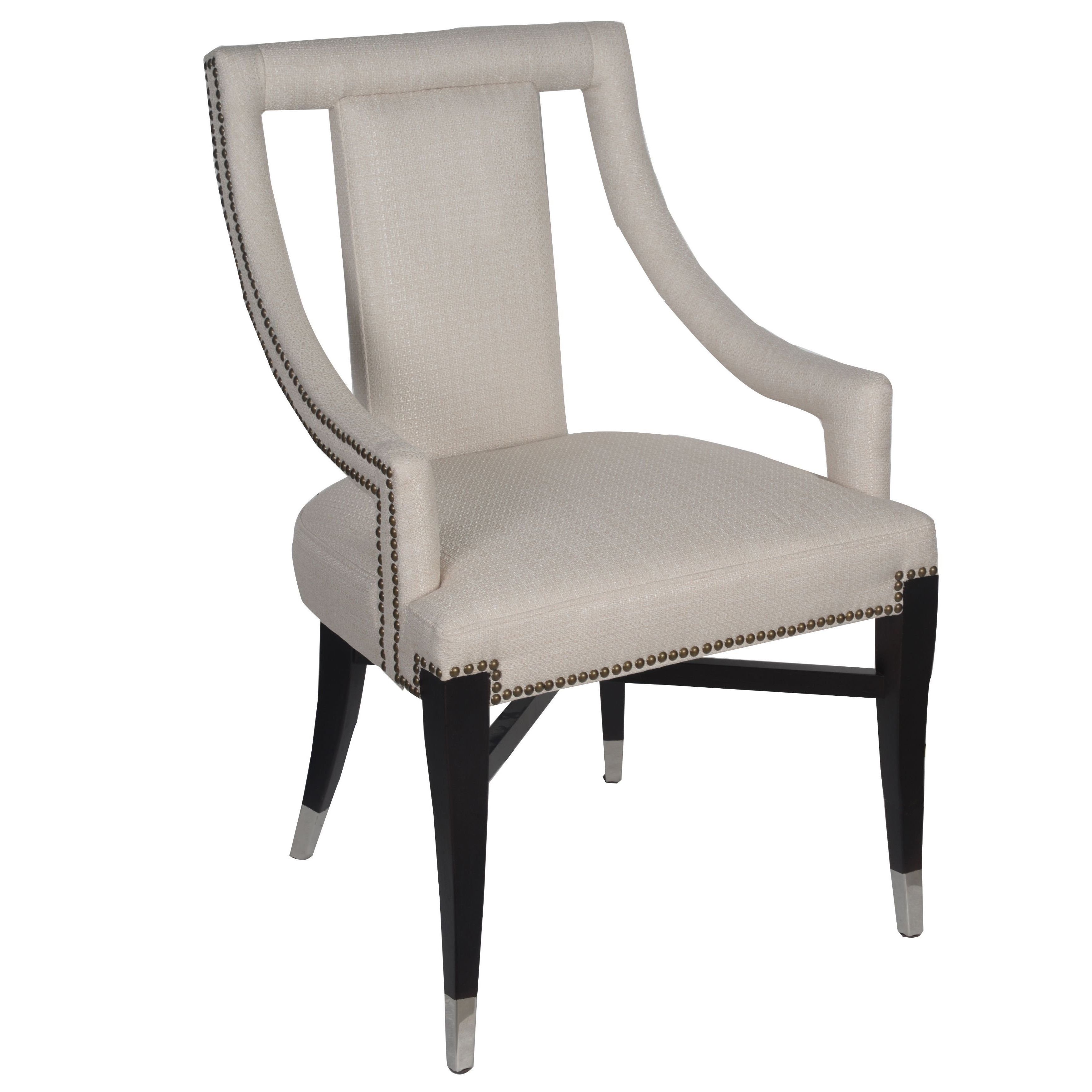 Shop Rocco Black/cream Wood/polyester Arm Chair – On Sale – Free Regarding Recent Rocco Side Chairs (View 8 of 20)