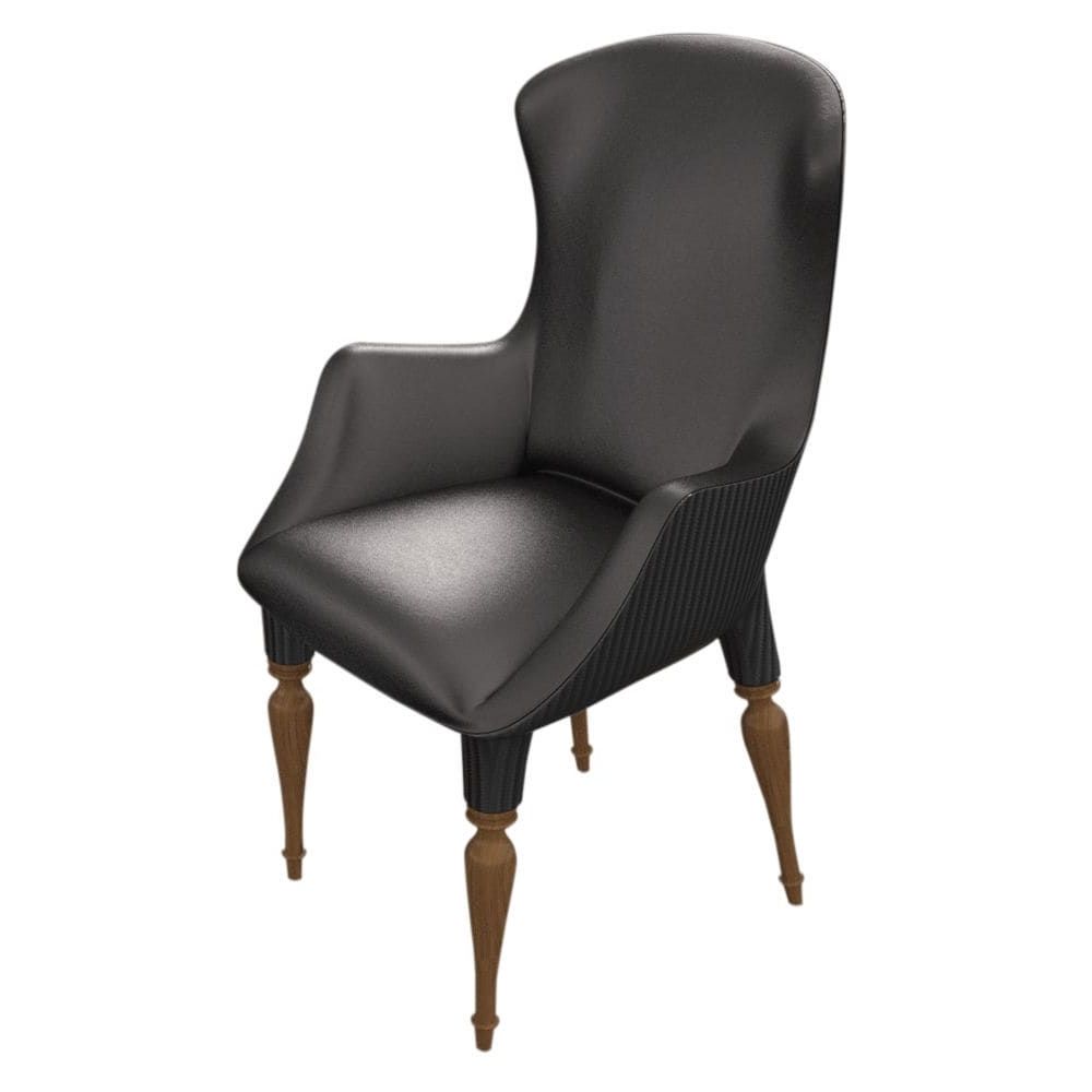 Traditional Office Chair / High Back / Fabric / Leather – Versailles In 2018 Chapleau Side Chairs (Photo 10 of 20)