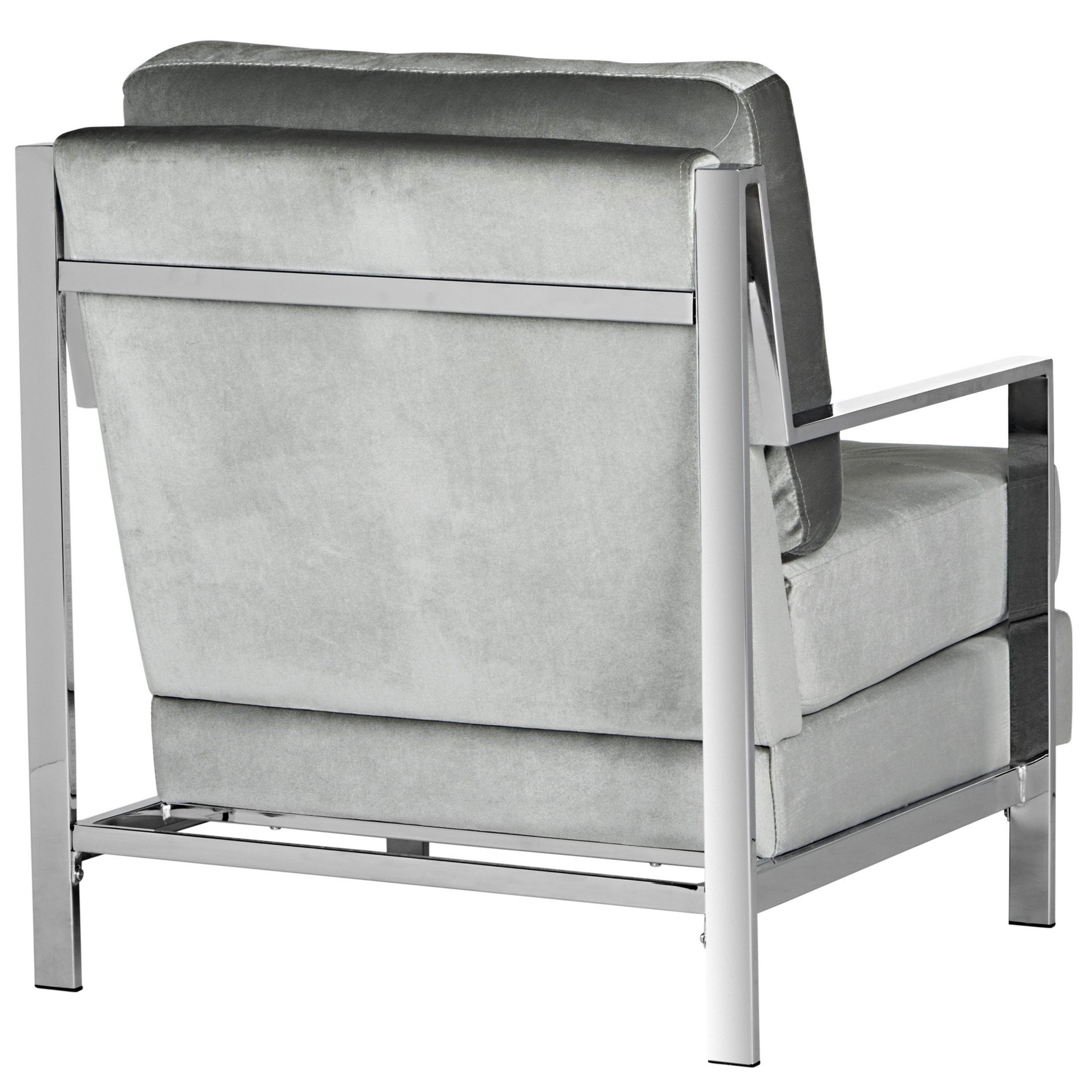 Trendy Walden Upholstered Side Chairs For Shop Safavieh Mid Century Modern Glam Walden Velvet Light Grey Club (View 9 of 20)