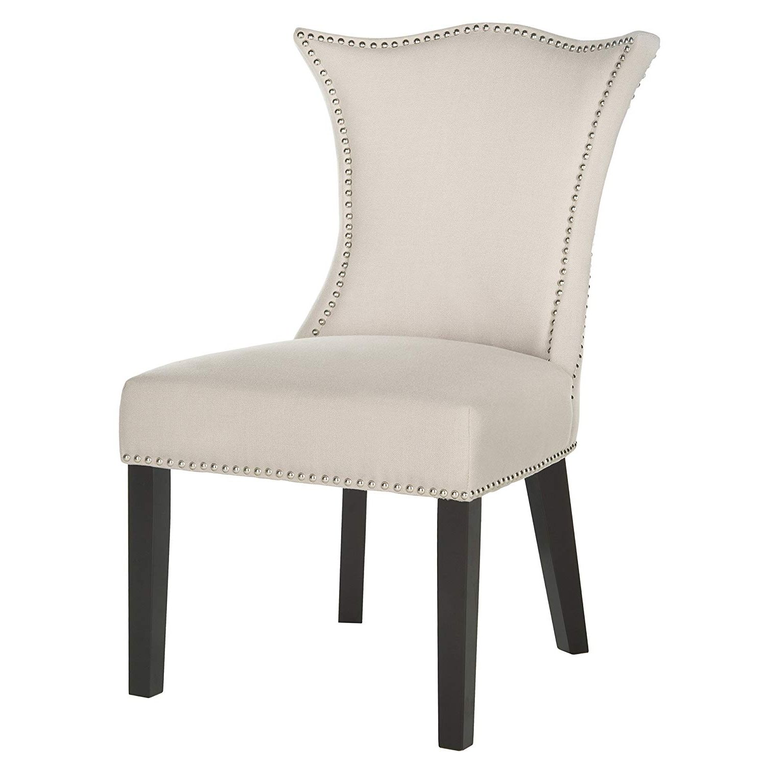 Well Known Amazon – Safavieh Mercer Collection Ciara Side Chair, Taupe, Set Pertaining To Caira Upholstered Arm Chairs (Photo 7 of 20)