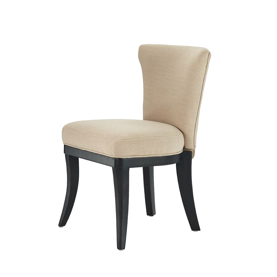 Well Known Darafeev Dara Flexback Armless Dining Chair Regarding Armless Oatmeal Dining Chairs (View 8 of 20)