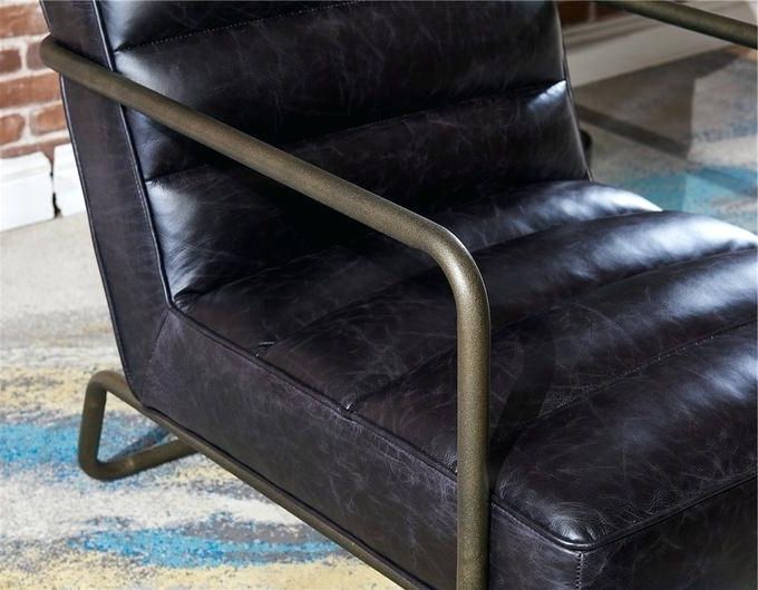 2018 Loft Black Swivel Accent Chairs For Modern Black Leather Chair Loft Slate Accent Chairs Golden Metal (View 20 of 20)