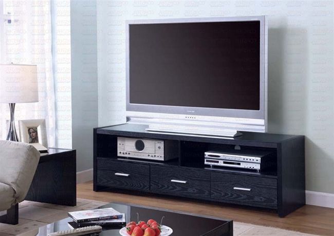 61 Inch Tv Stands With Regard To Most Recently Released 61 Inch Tv Stand In Black Finishcoaster – 700645 (Photo 4 of 20)
