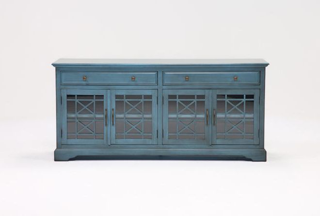 Featured Photo of The 20 Best Collection of Annabelle Blue 70 Inch Tv Stands