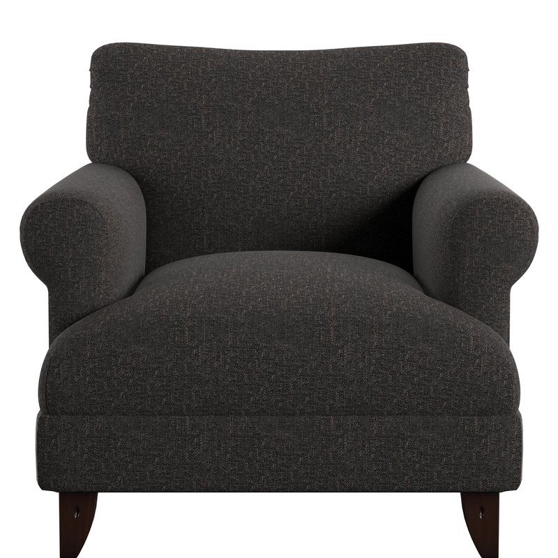 Allie Dark Grey Sofa Chairs With Preferred Wayfair Custom Upholstery™ Allie Armchair (View 16 of 20)
