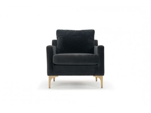 Allie Dark Grey Sofa Chairs With Regard To Most Current Armchair (View 6 of 20)
