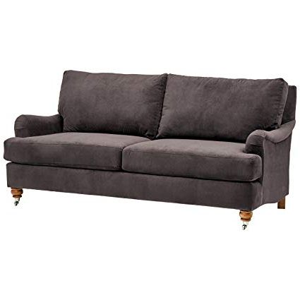 Amazon: Stone & Beam Brandeberry Farmhouse Charles Of London Intended For Most Current London Dark Grey Sofa Chairs (View 3 of 20)