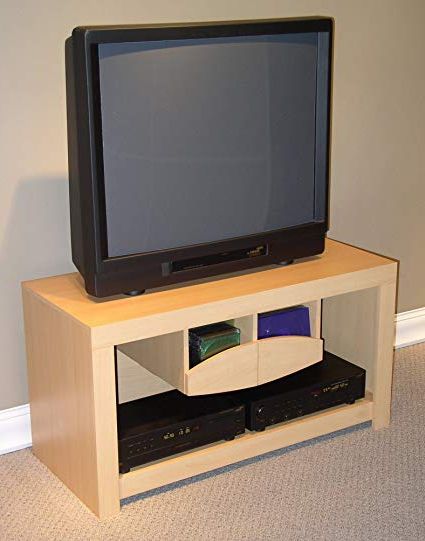 Beech Tv Stands With Regard To Famous Amazon: 4d Concepts Large Tv Stand, Beech: Kitchen & Dining (Photo 1 of 20)