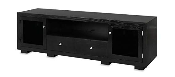 Favorite Haven Ex 82 Inch Solid Wood Tv Stand / Tv Console / Media Console For Flat  Screen Tvs To 90 Inchstandout Designs (black On Ash) Pertaining To Bale 82 Inch Tv Stands (Photo 5 of 20)