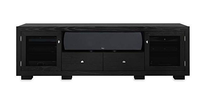 Haven Ex 82 Inch Solid Wood Tv Stand / Tv Console / Media Console For Flat  Screen Tvs To 90 Inchstandout Designs (black On Ash) Within Newest Bale 82 Inch Tv Stands (Photo 15 of 20)