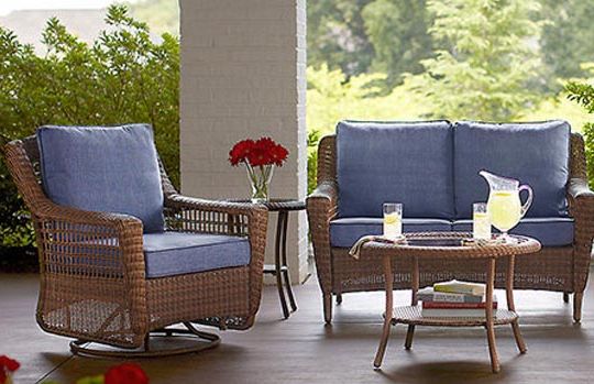 Haven Sofa Chairs Regarding Preferred Spring Haven Brown Collection – Outdoors – The Home Depot (View 10 of 20)