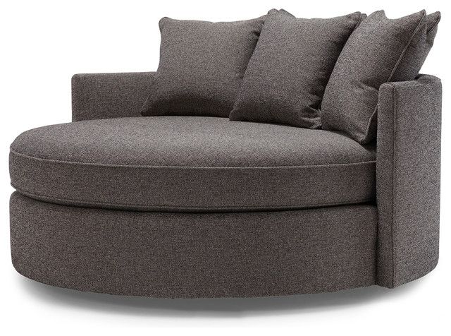 Jeanie Round Chair & 1/2 – Contemporary – Sofas  Mitchell Gold + With Favorite Mitchell Arm Sofa Chairs (View 3 of 20)