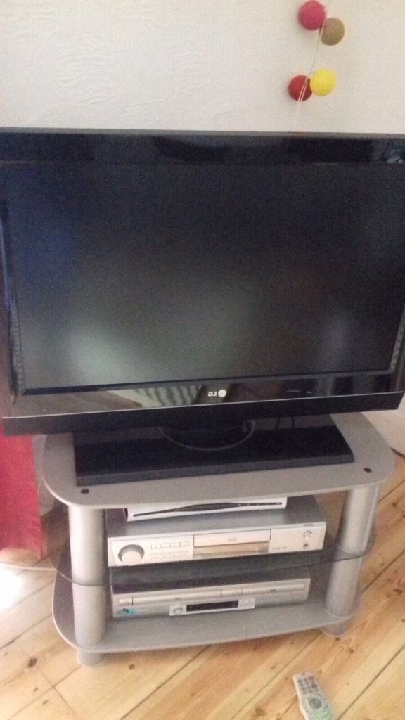 Lg Television, Dvd X2, Tv Stand, Sky Box (View 20 of 20)