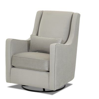 Most Current Bailey Roll Arm Skirted Swivel Gliders Pertaining To Wayfair Custom Upholstery™ Landis Swivel Glider (View 9 of 20)