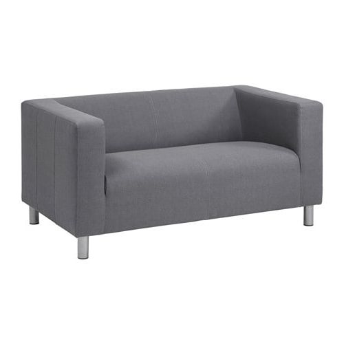 Most Current Ikea Sofa Chairs With Regard To Klippan Compact 2 Seat Sofa Flackarp Grey – Ikea (View 10 of 20)