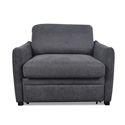 Most Recent Amazon: Living Room Furniture Single Chair – Pull Out Sofa Bed Pertaining To Single Sofa Bed Chairs (View 3 of 20)